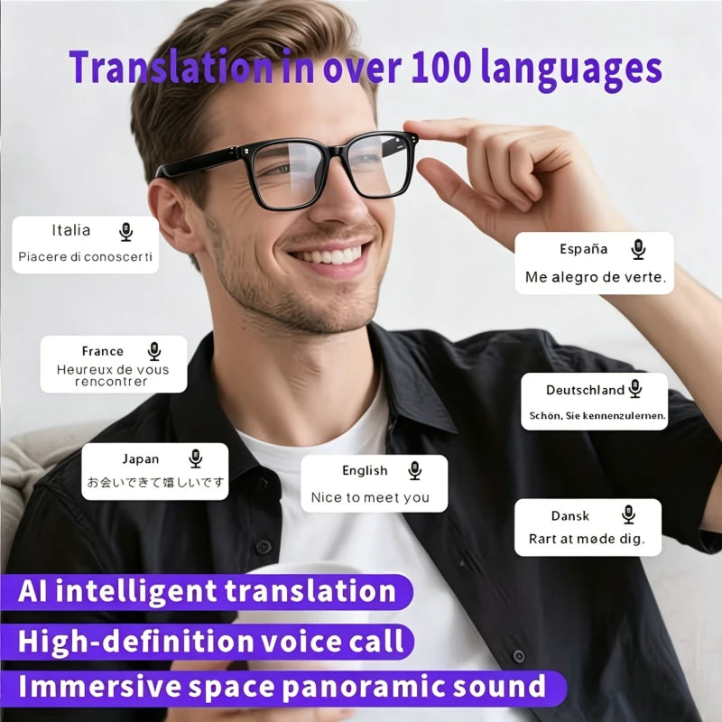 AI smart glasses built-in translation