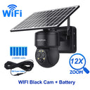 SHIWOJIA 8W 6MP Solar Camera 4G SIM 12X ZOOM CCTV Video