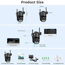 Smart Outdoor Security Camera for Homes