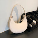 Armpit Bags: Cute Half Crescent Leather Bag
