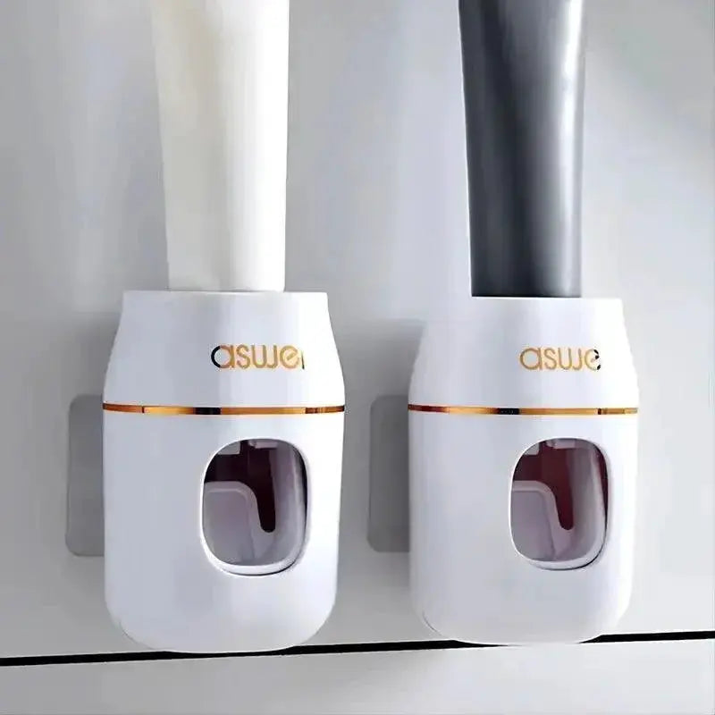 Toothpaste Organizer and Dispenser Rack for Smart Storage