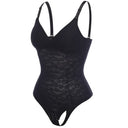 Lace Bodysuit with Tummy Control & Built-in Bra Slimming