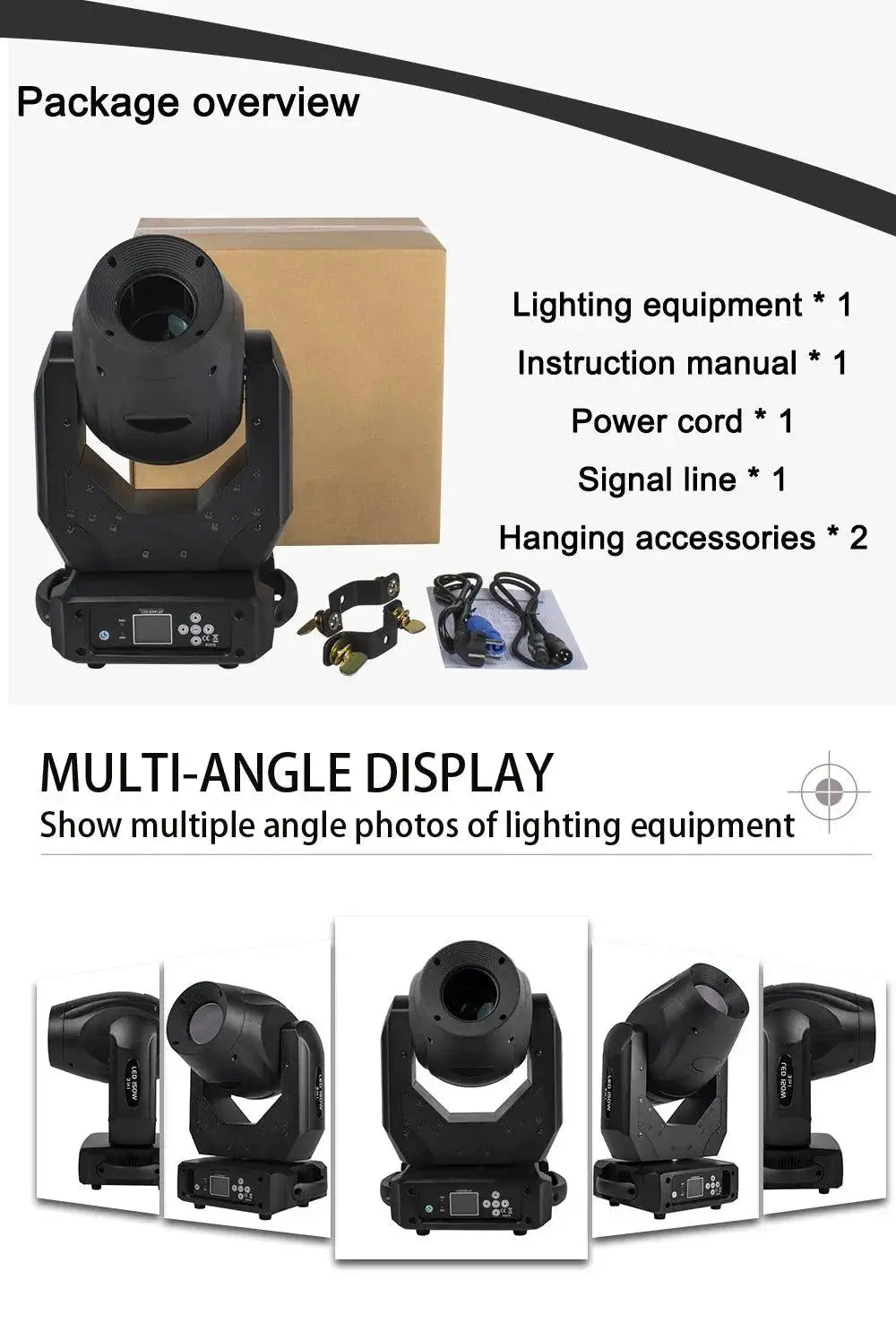 Versatile LED Moving Head Light for DJs — product view 19