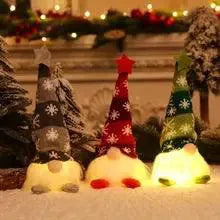 Luminous Plush Gnome Doll Cozy Christmas Decor Gift 2024