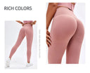 Nude Yoga Pants for Women High Waist Seamless Hip Lifting Fitness Design