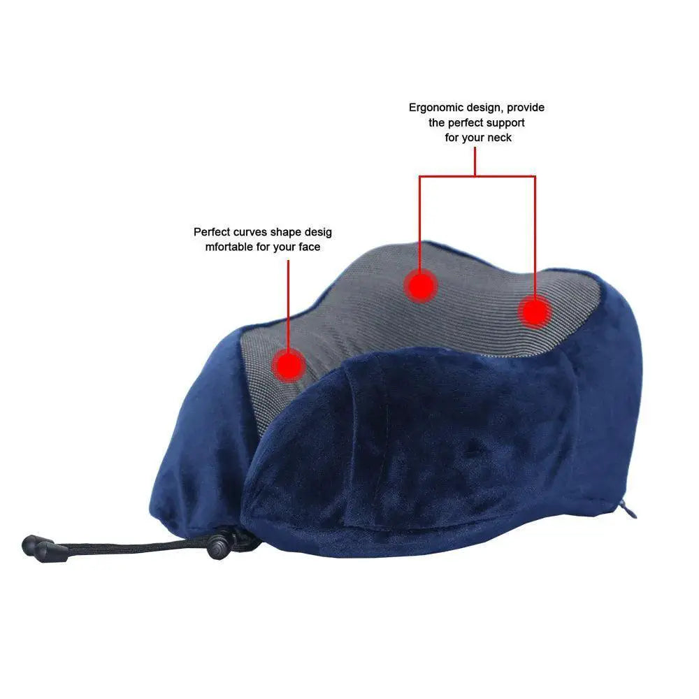 Ultimate Neck Support Travel Pillow With Orthopedic Foam