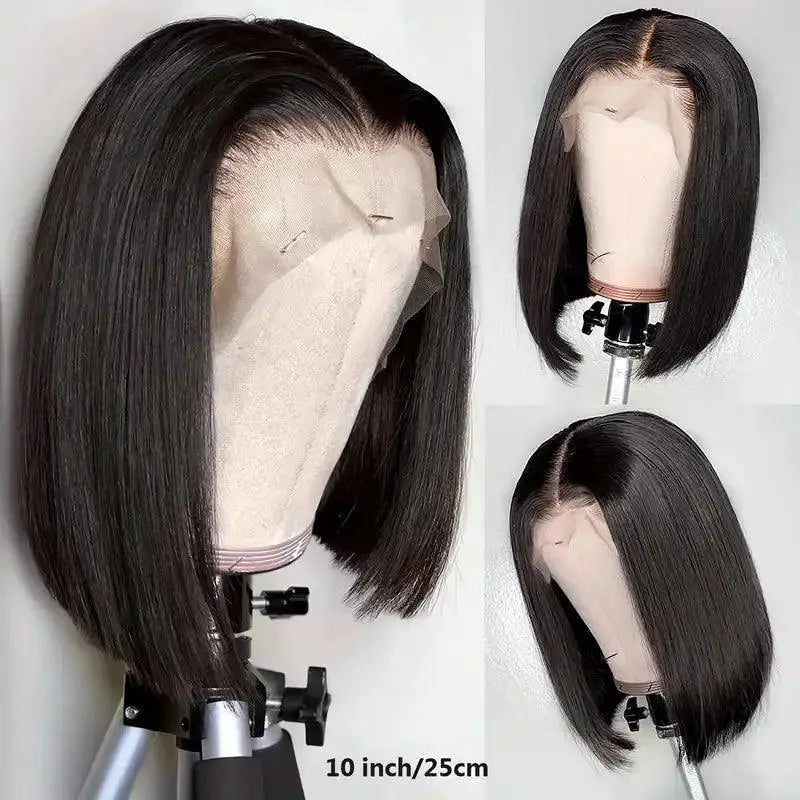 Brazilian 13x4 Lace Front Straight Bob Wig 180 Density