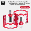 TOSUOD CNC Aluminum Bike Pedals Anti Slip Design