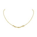 European And American Fashion Simple Stainless Steel Gold Color Collarbone Chain