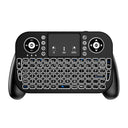 Universal Mini Wireless Keyboard with Touchpad and Dual Connectivity for Easy Control