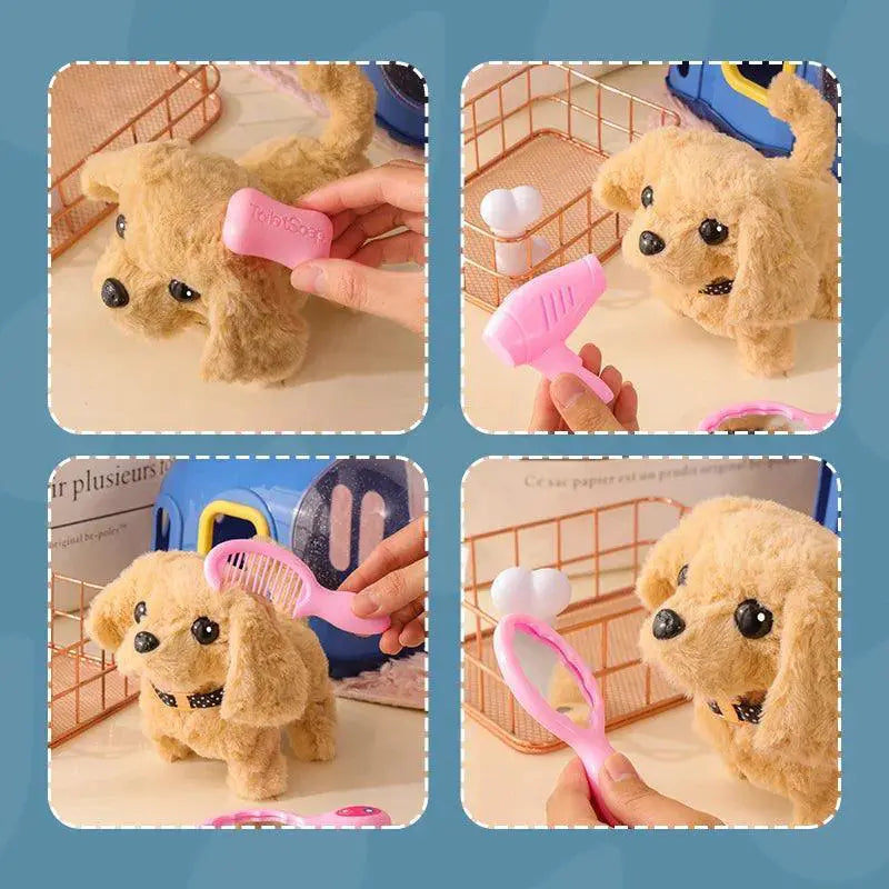Interactive Pet Care Set Electric Plush Toy Bundle For Kids