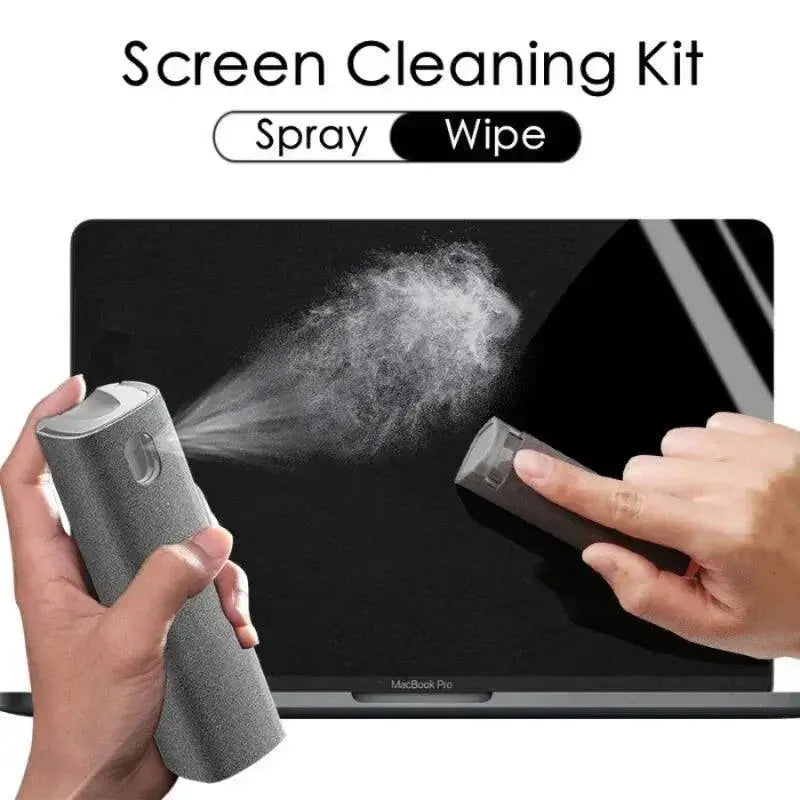 Microfiber Screen Cleaner Versatile Electronic Glasses Spray