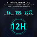 Portable Bluetooth Speaker Wireless Flash Light Speaker TWS Bass Stereo IPX7 Waterproof Loudspeaker FM Radio 12H Playtime Subwoofer Outdoor Boombox Bluetooth 5 0 Handsfree Builtin Mic Deep Bass for Pool Beach Party Camping Tr