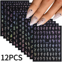 3D Gold Leaf Nail Art Stickers