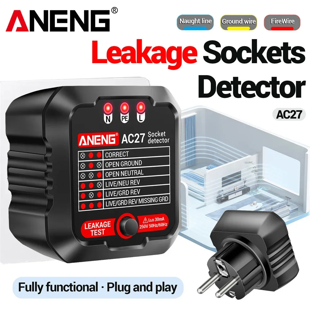 Socket Tester Voltage Test Aneng