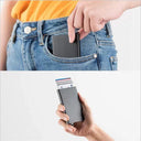 RFID Card Holder Wallet Secure And Stylish Minimalist Design