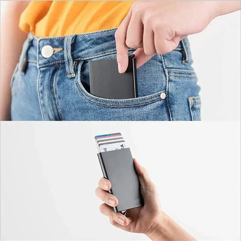RFID Card Holder Wallet Secure And Stylish Minimalist Design