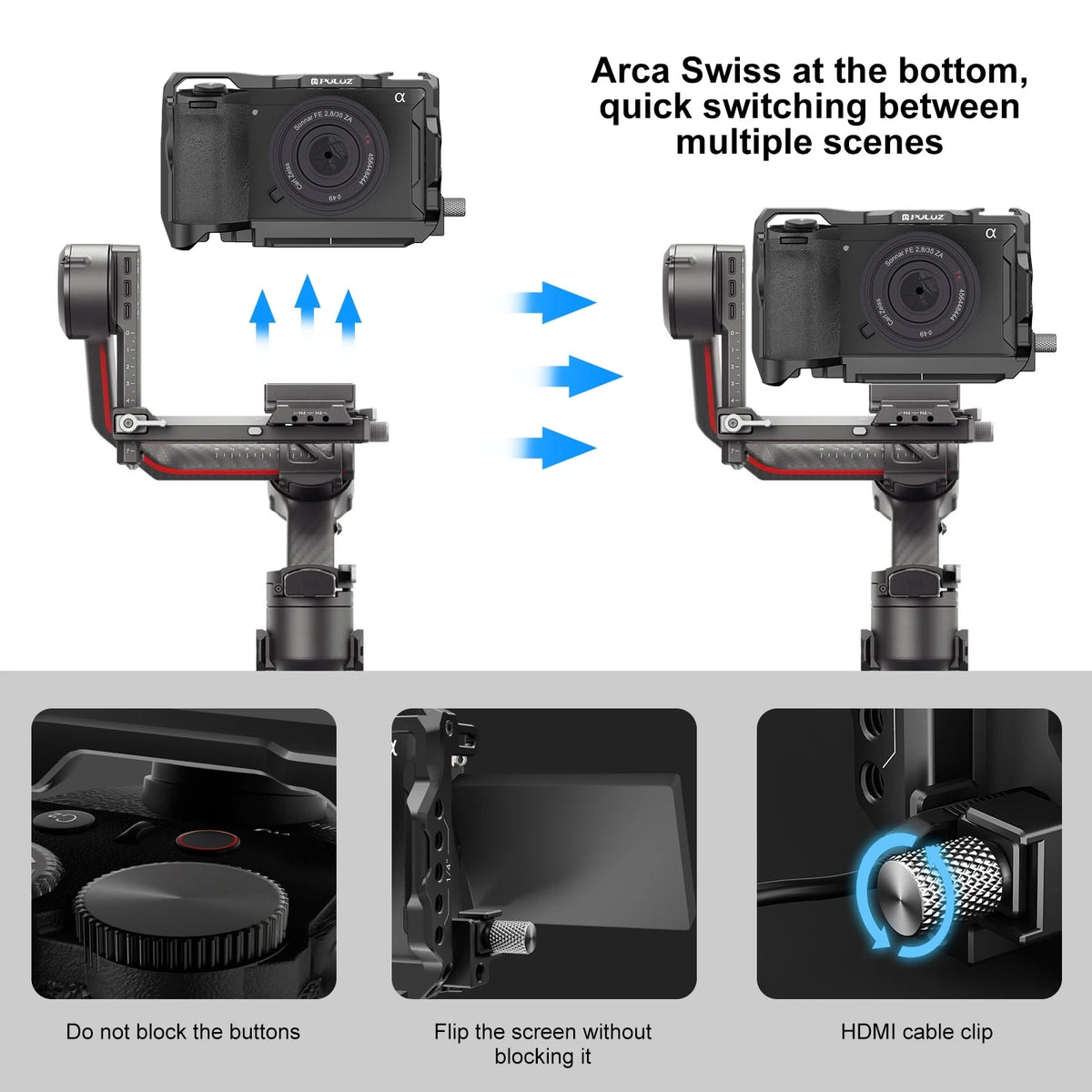 Puluz Sony Metal Camera Cage