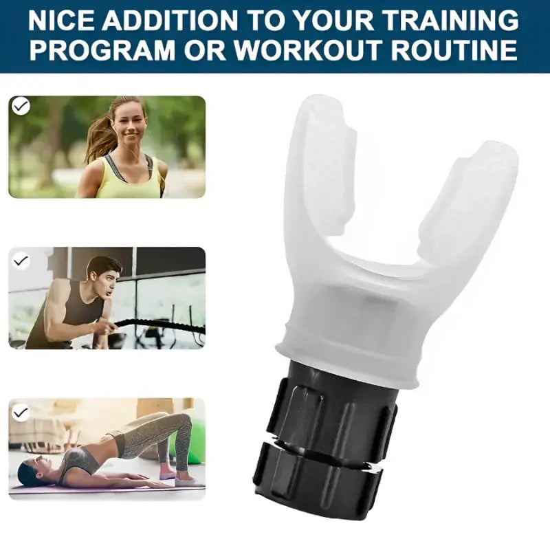 Portable Breathing Trainer For Lungs Adjustable Resistance