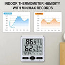 Indoor Digital Thermometer - Live Temp Monitoring