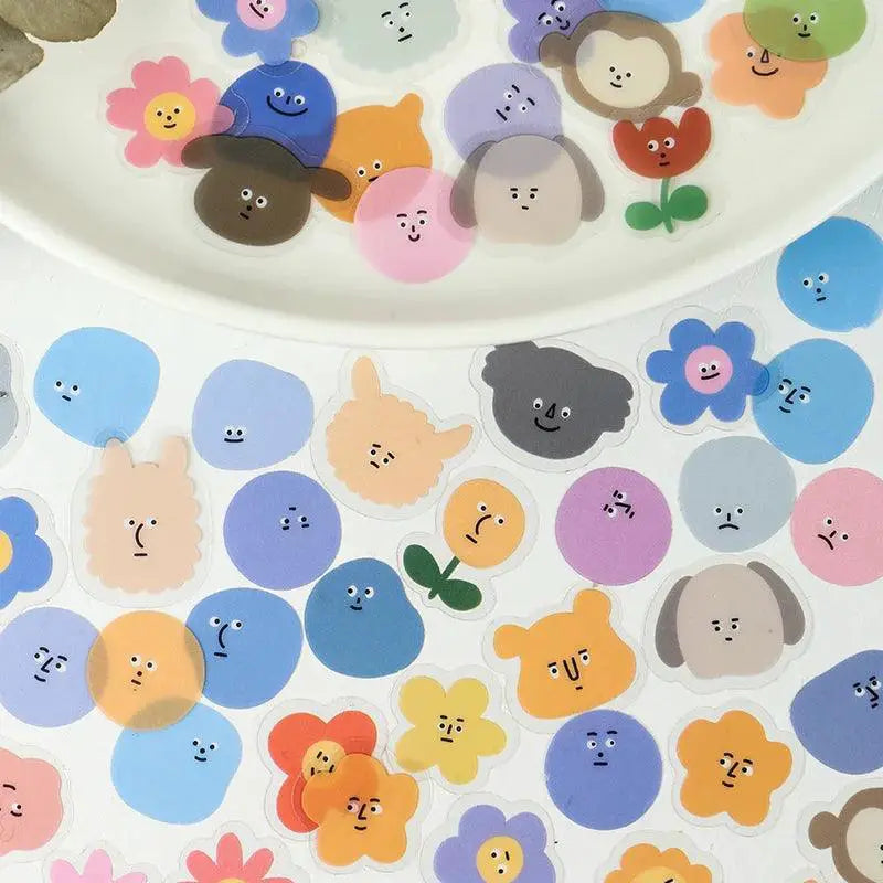 Pet Bear Waterproof Scrapbooking Adhesive Stickers