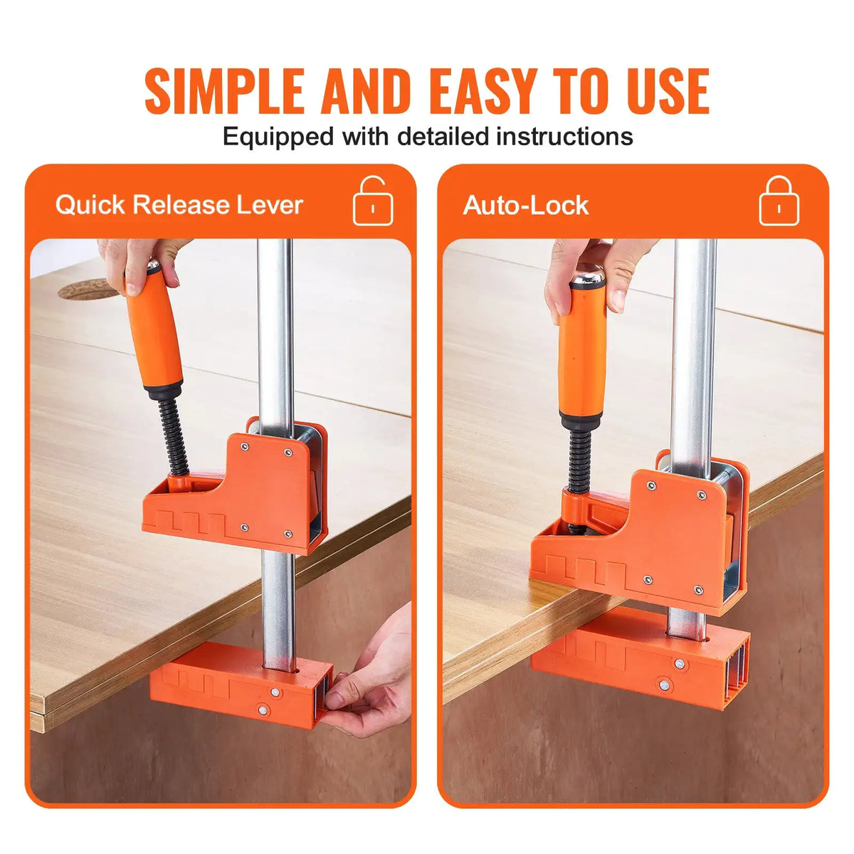 Inch Heavy Parallel Bar Clamps Pcs — product image 5