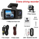 Smart 3 Channel Dash Cam for Cars 1080P Footage HD