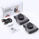 Electric Ankle Heated Vibration Massager 3 Mode 4 Level Hot Compress Timer Massage Support Ankle Brace Fascia Muscle Relax Care