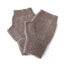 Ribbed Knitted Fingerless Gloves