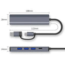 High Speed USB C Hub Ethernet Dock