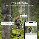 Smart Solar Outdoor Camera for 360 View