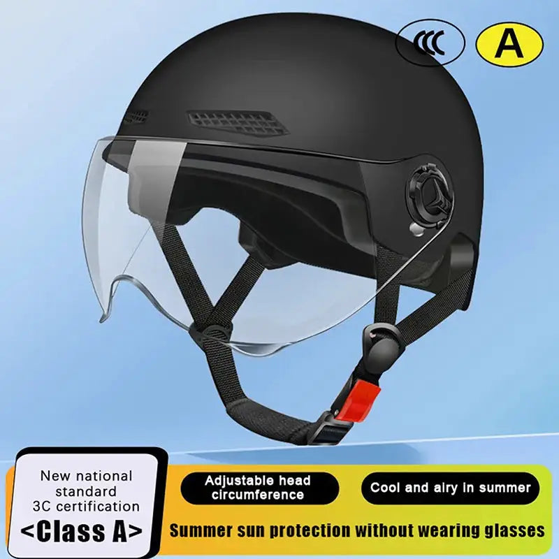 Cartoon Half Helmet With Goggles — product view 19
