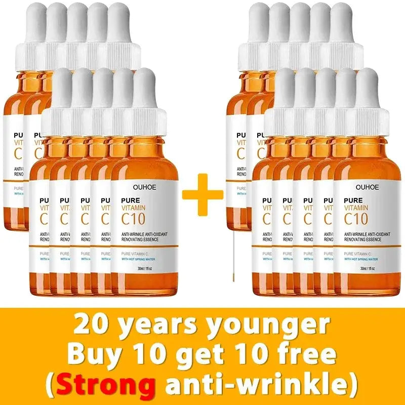 Vitamin C Face Serum Wrinkle Removal Anti Aging Skin Care