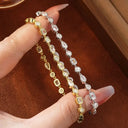 Elegant Gold Moissanite Tennis Bracelet Style DBPFC