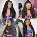 30 Inch Kinky Curly Lace Front Wig 100 Percent Human Hair