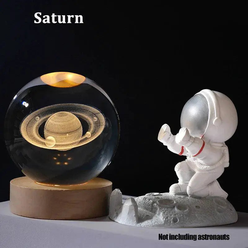 Galaxy Moon Lamp 3D Moon And Planet USB Night Light