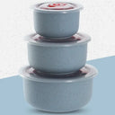 Wheat Straw Bowl Set - Eco Friendly Food Storage
