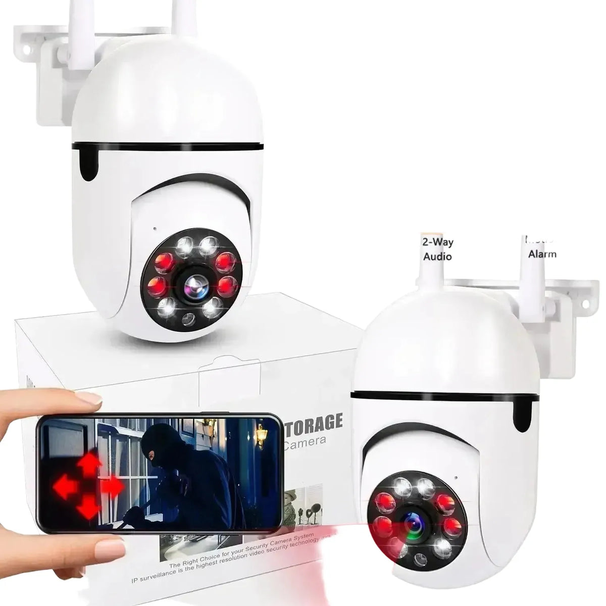 Outdoor Security Camera for SMB Clarity — 5MP 1PCS Camera
