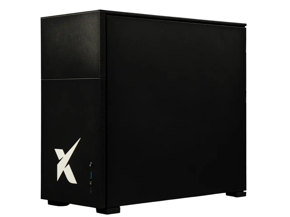 Xidax X-2 Gaming PC - AMD Ryzen 5 5600GT w/ Radeon Vega 7 Graphics | 16GB 3600Mhz DDR4 | 1TB M.2 NVMe SSD | Window 11 Home Xen Black - Assembled & Tested in Utah