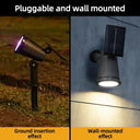 Rgb Solar Led Spotlights Waterproof Kit