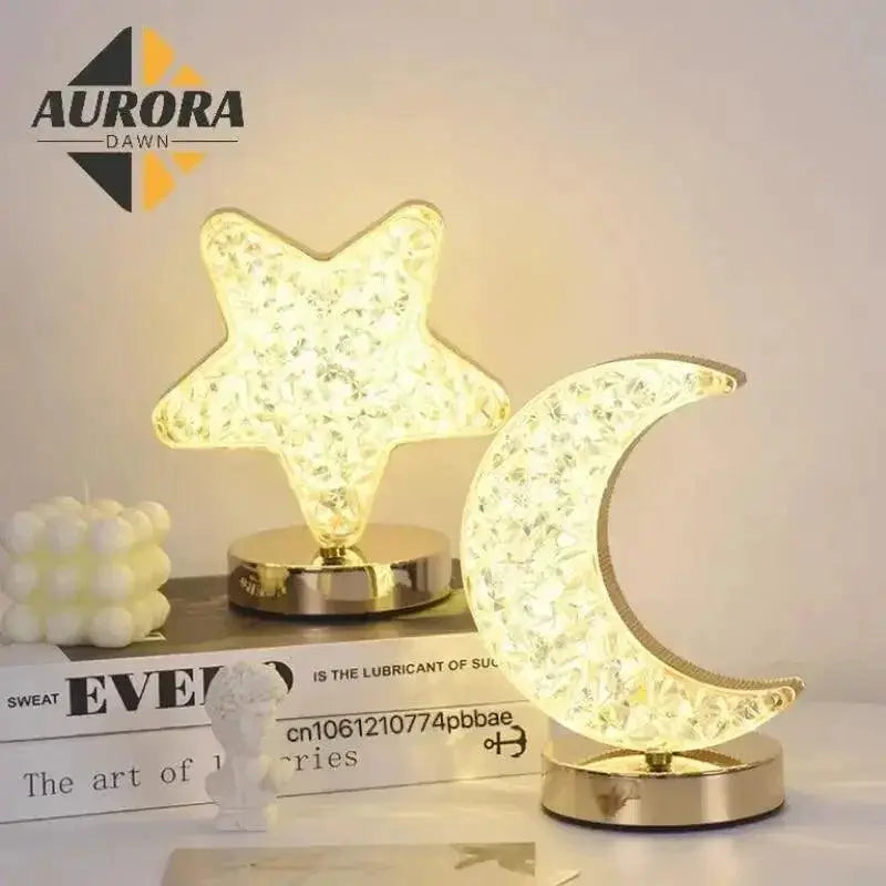 Moon Lamp 3D LED Night Light USB Rechargeable Decor