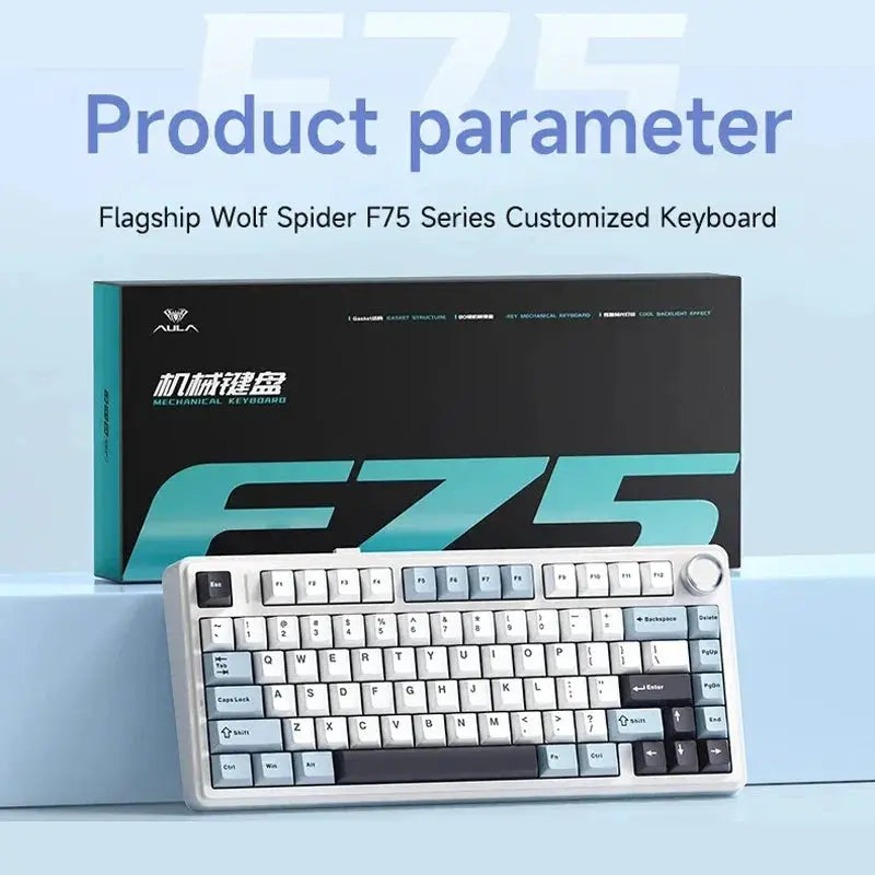 AULA F75 Wireless Bluetooth Gaming Keyboard 75 Layout