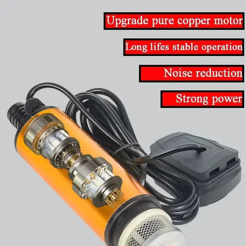 Cordless 18V Portable Water And Oil Suction Pump Tool