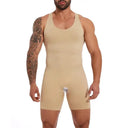Seamless Bodysuit for Men Tummy Control
