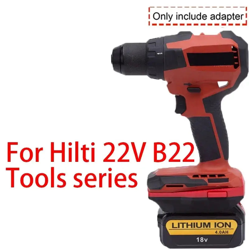 HILTI 22V To 20V Max Battery Adapter For Tools Compatibility