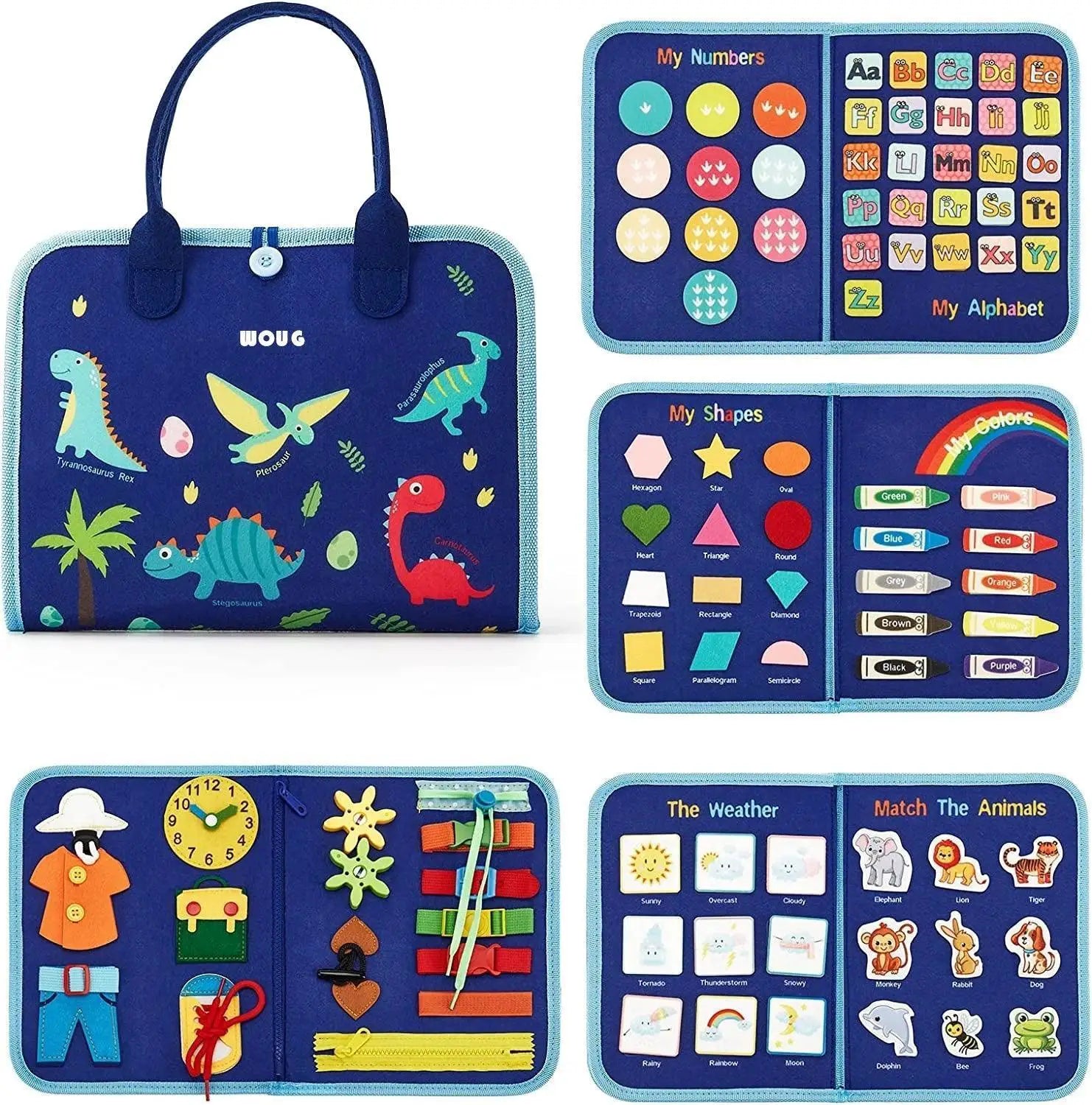 Montessori Toddler Busy Board Interactive Learning Toy