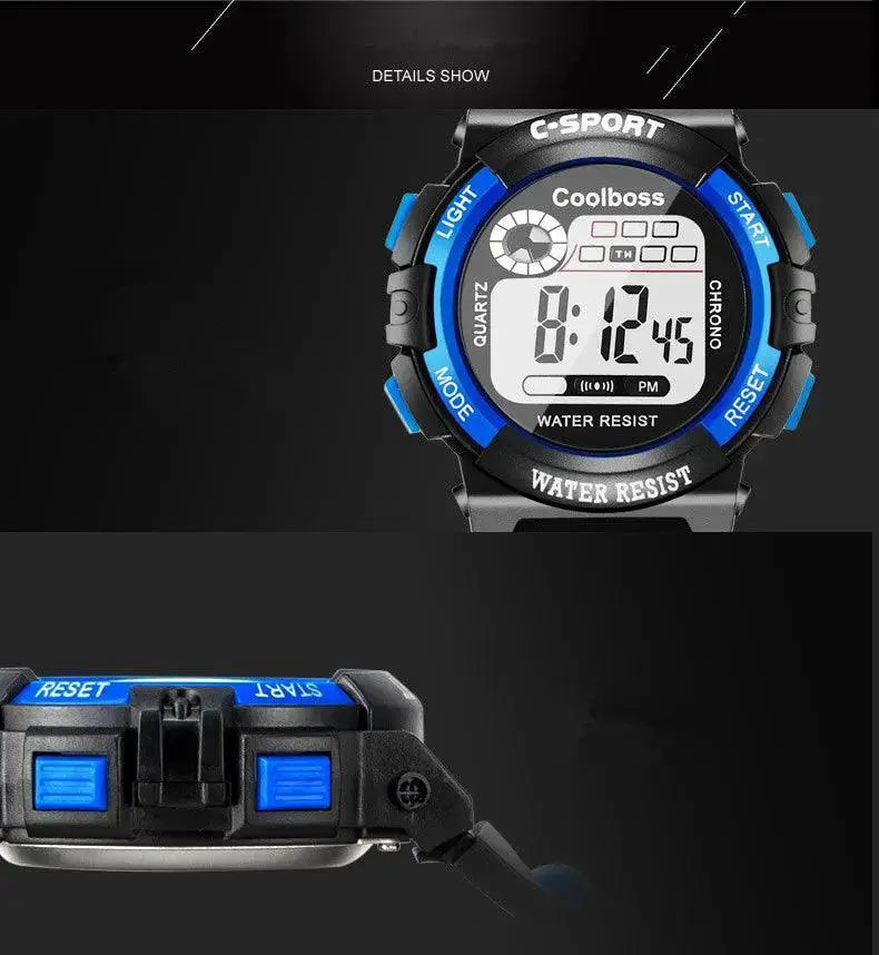 Youthful Military Sports Digital Watch For Active Kids