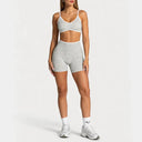 Leopard Print Yoga Set Women Butt Lift High Waist