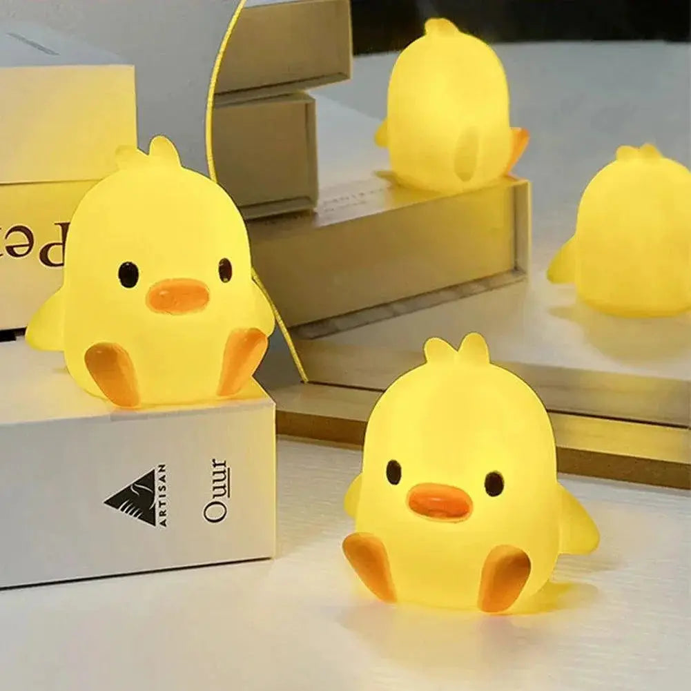 Night Light Cute Cartoon Duck LED Kids Bedroom Decor