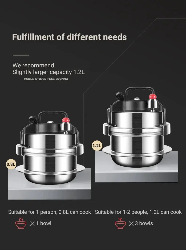 Portable Pressure Cooker for Camping — product view 10